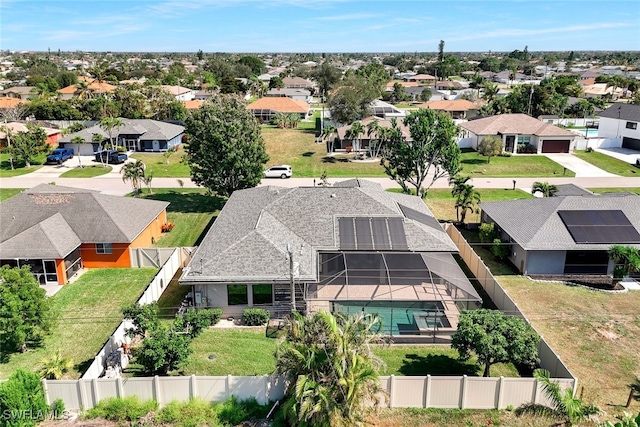 birds eye view of property featuring a residential view