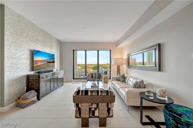 view of living room