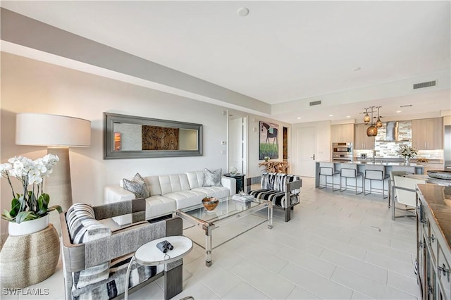 view of living room