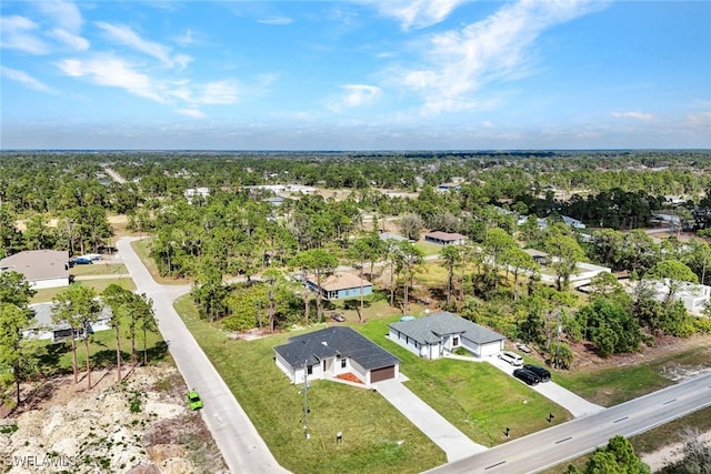 drone / aerial view featuring a residential view