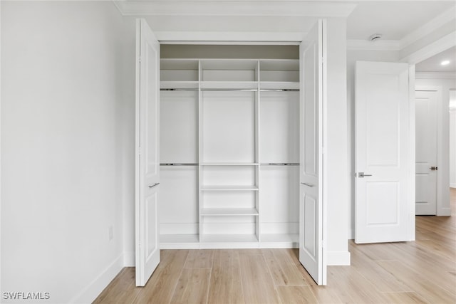 view of closet