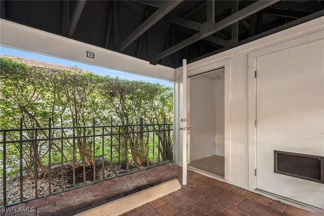 view of patio featuring visible vents