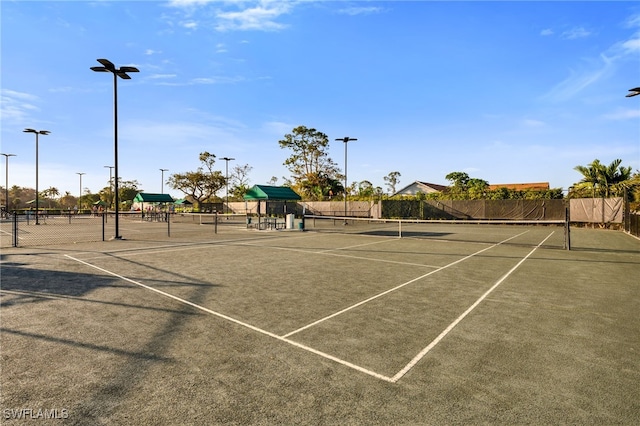 5548 Foxhunt Way, Naples, FL 34104 - view of tennis court