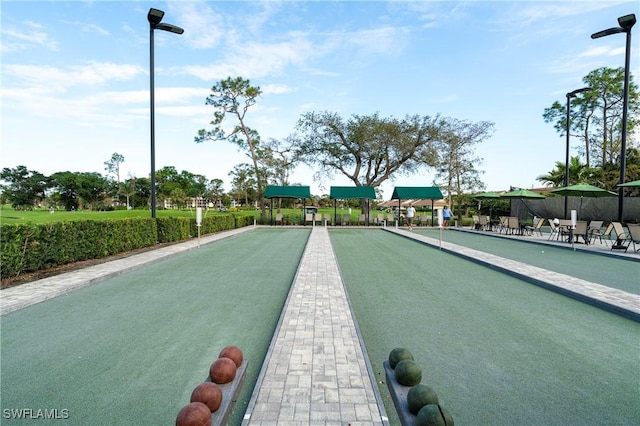 5548 Foxhunt Way, Naples, FL 34104 - surrounding community with a game area