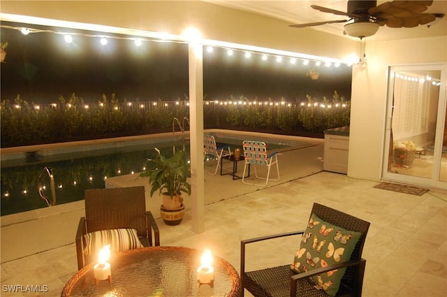 3680 Woodstork Ct, Fort Myers, FL 33908 - exterior space featuring ceiling fan