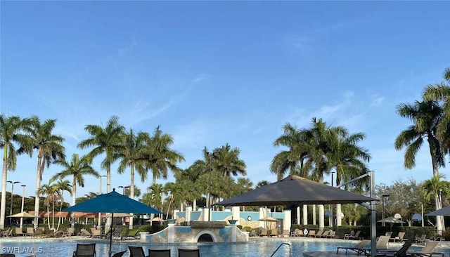 13772 Cleto Dr, Estero, FL 33928 - pool featuring a patio