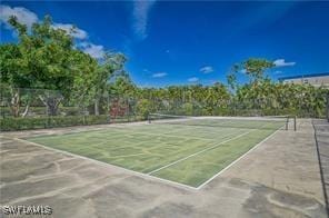 view of sport court