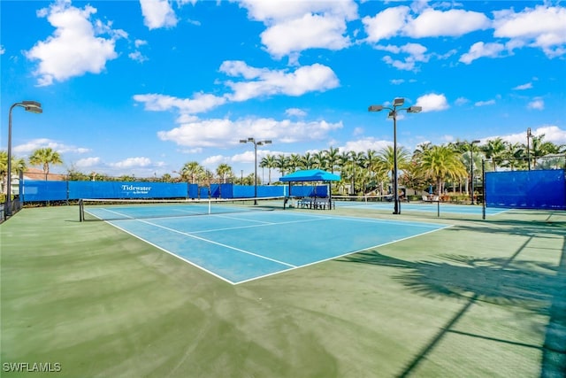 view of sport court