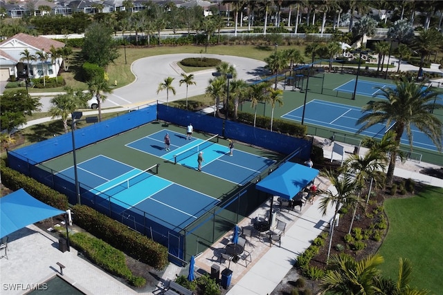 view of sport court