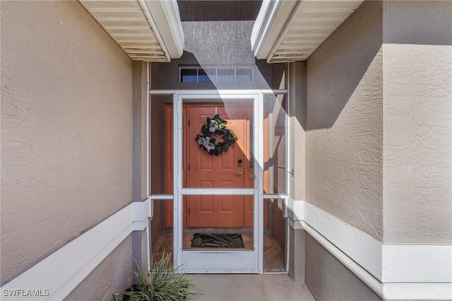 view of entrance to property