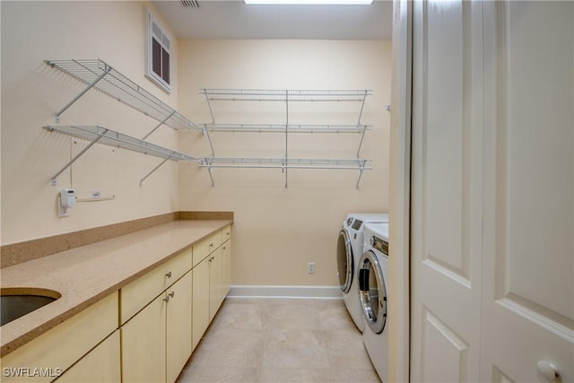 washroom featuring separate washer and dryer