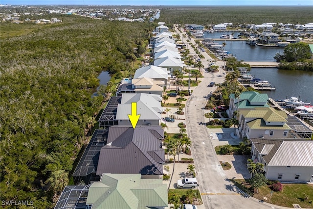 12206 Siesta Dr, Fort Myers Beach, FL 33931 - aerial view of residential area with a large body of water