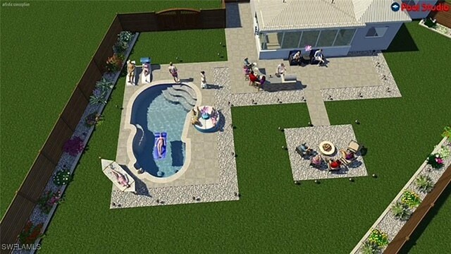 905 Lucas Rd, Fort Myers, FL 33919 - bird's eye view