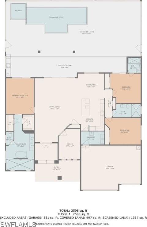 413 SW 46th Ter, Cape Coral, FL 33914 - view of layout