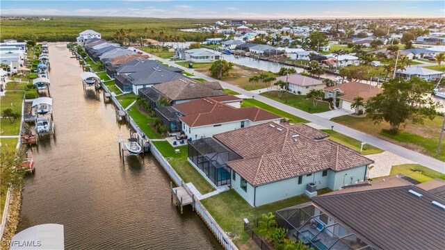 4320 Vasco St, Punta Gorda, FL 33950 - aerial view with a water view and a residential view