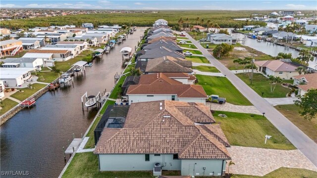 4320 Vasco St, Punta Gorda, FL 33950 - aerial view with a water view and a residential view