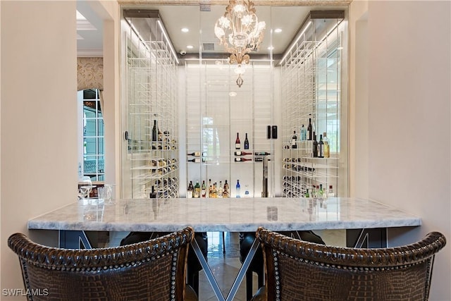 233 Mermaids Bight, Naples, FL 34103 - bar featuring recessed lighting
