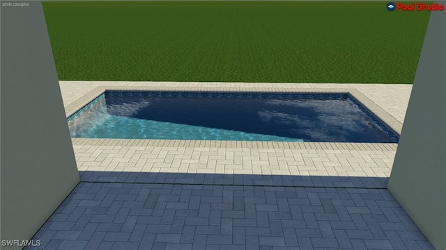 2911 SW 25th Pl, Cape Coral, FL 33914 - view of swimming pool with a pool