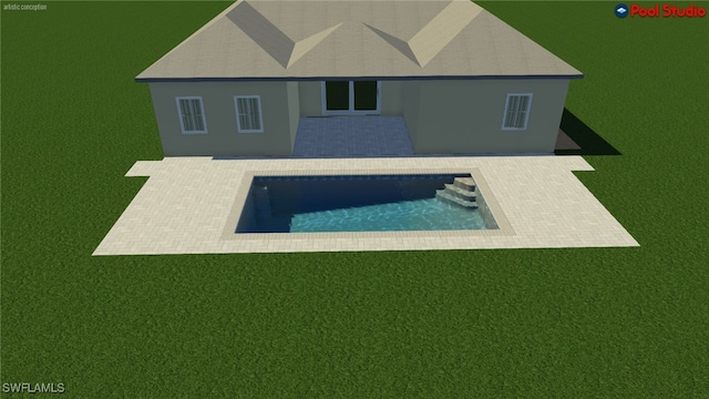 2911 SW 25th Pl, Cape Coral, FL 33914 - swimming pool with a patio area