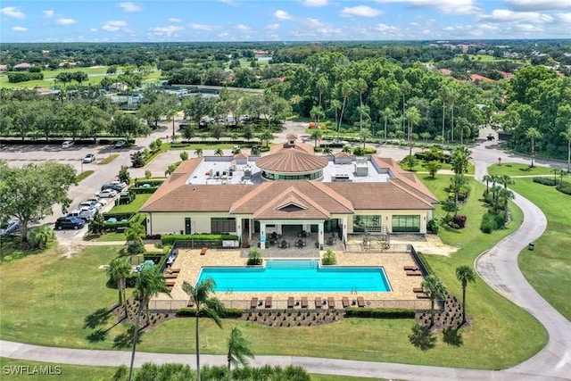 pool featuring a patio