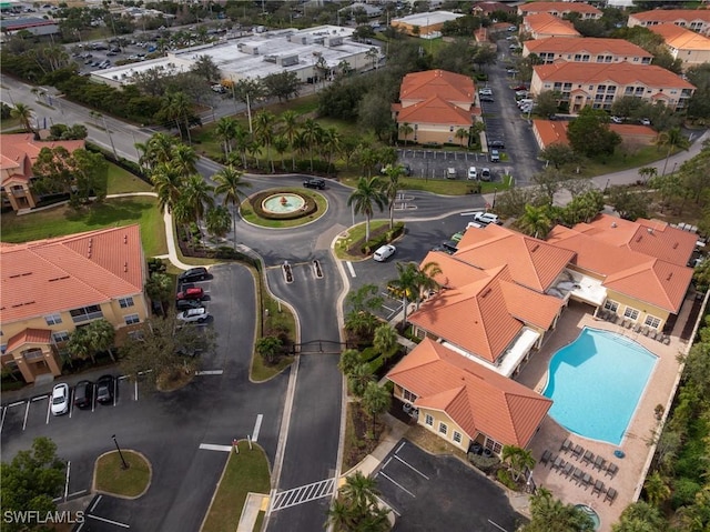 birds eye view of property featuring a residential view