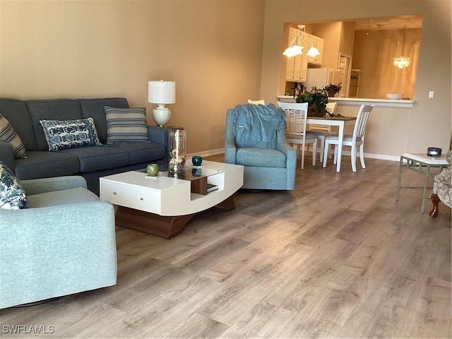 8528 Brittania Dr, Fort Myers, FL 33912 - living room with hardwood / wood-style flooring