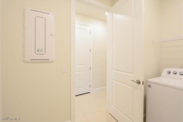 laundry room featuring washer / clothes dryer