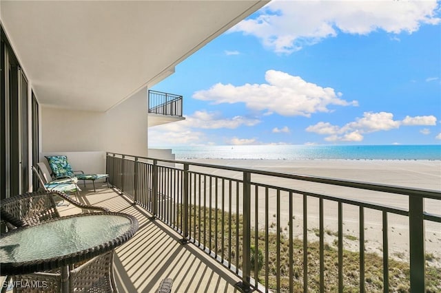 180 Seaview Ct Unit 911, Marco Island, FL 34145 - balcony with view of water and beach