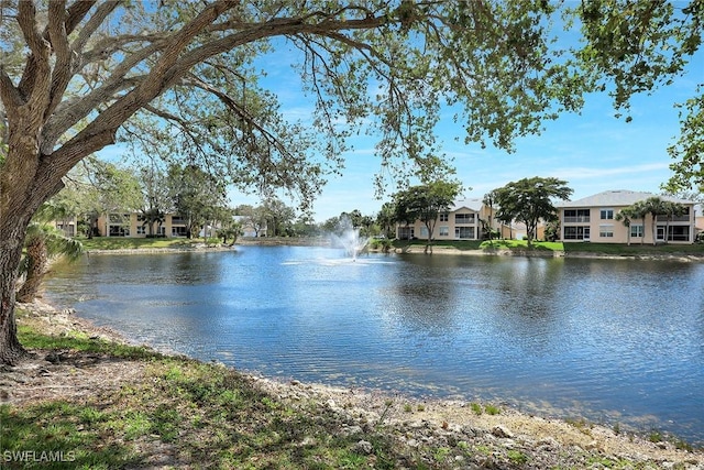 water view featuring a residential view