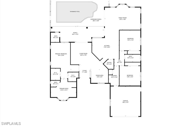522 SW 51st Ter, Cape Coral, FL 33914 - floor plan