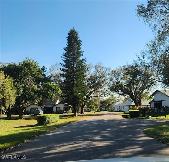 view of road