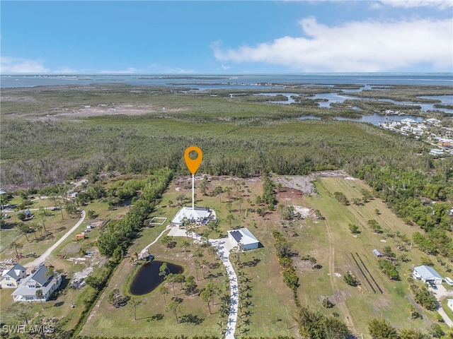 15791 Quail Trl, Bokeelia, FL 33922 - birds eye view of property with a water view