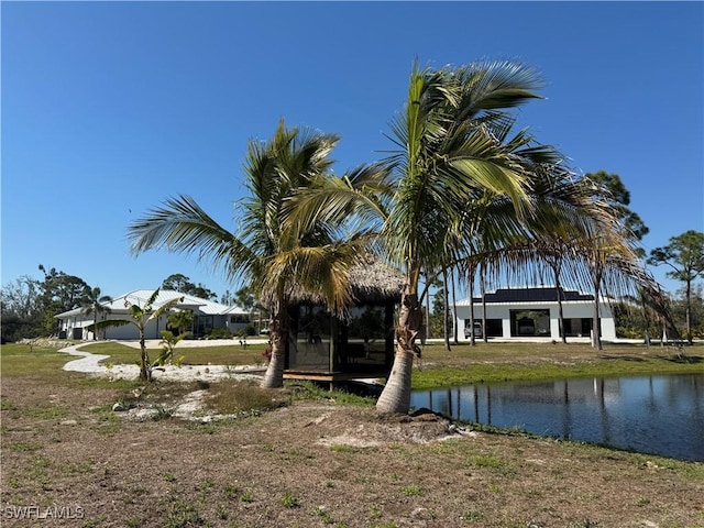15791 Quail Trl, Bokeelia, FL 33922 - view of water feature with a gazebo