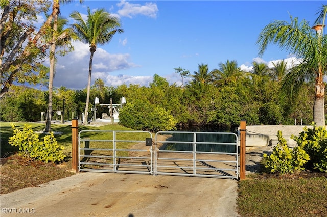 view of gate