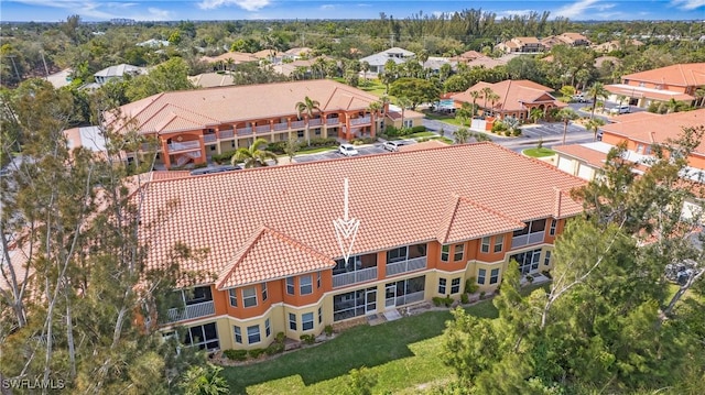 drone / aerial view featuring a residential view