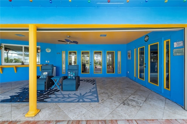 view of patio / terrace with french doors