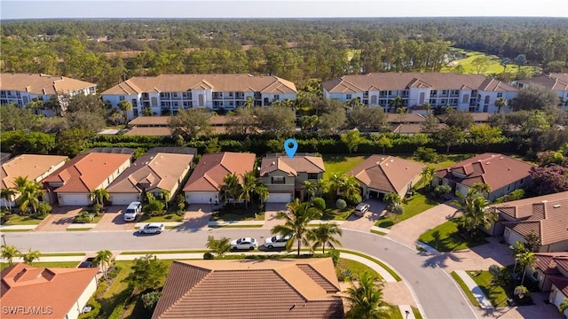 drone / aerial view featuring a residential view