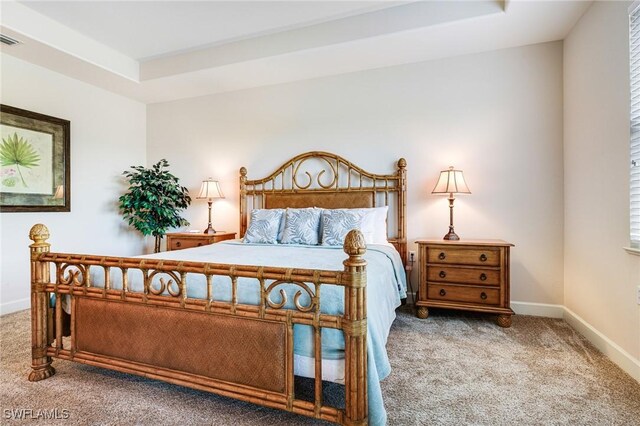 10644 Pelican Preserve Blvd Unit 102, Fort Myers, FL 33913 - bedroom featuring carpet, baseboards, and a raised ceiling