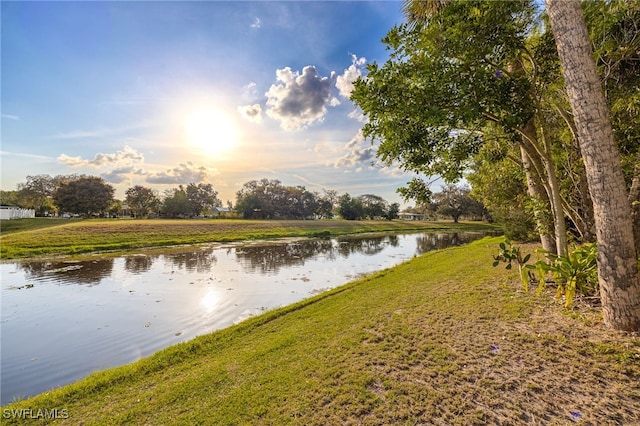 property view of water