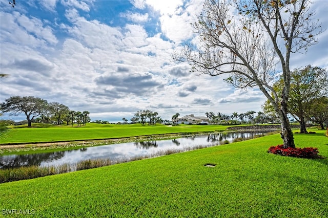 property view of water