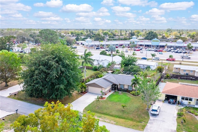 bird's eye view featuring a residential view