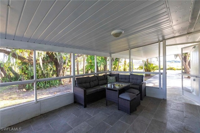 sunroom featuring plenty of natural light