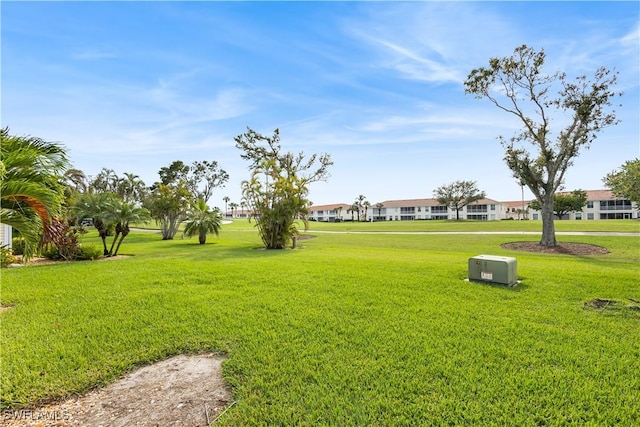 surrounding community featuring a lawn