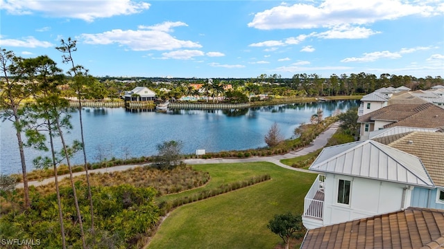 property view of water