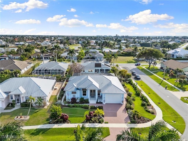 bird's eye view featuring a residential view