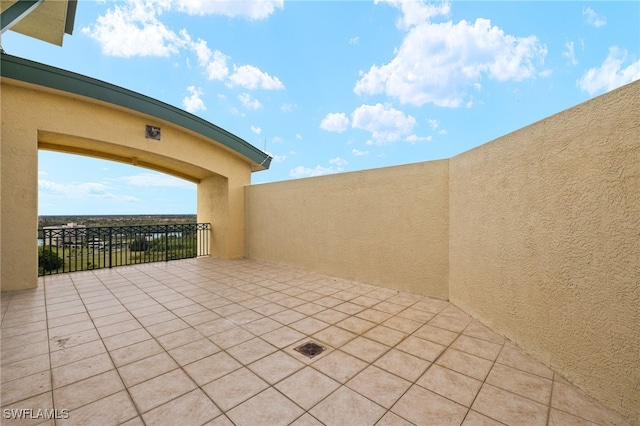 view of patio / terrace with a fenced backyard