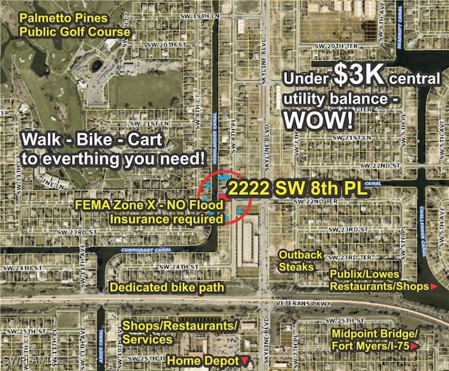 2222 SW 8th Pl, Cape Coral FL, 33991 land for sale