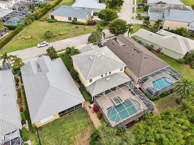 birds eye view of property featuring a residential view