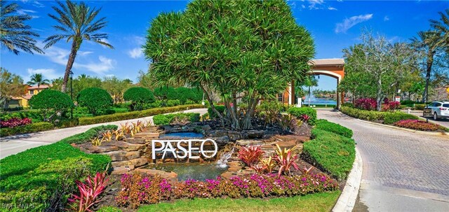 8342 Provencia Ct, Fort Myers, FL 33912 - surrounding community featuring a small pond