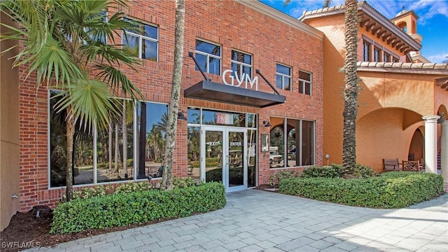 8342 Provencia Ct, Fort Myers, FL 33912 - view of exterior entry with stucco siding